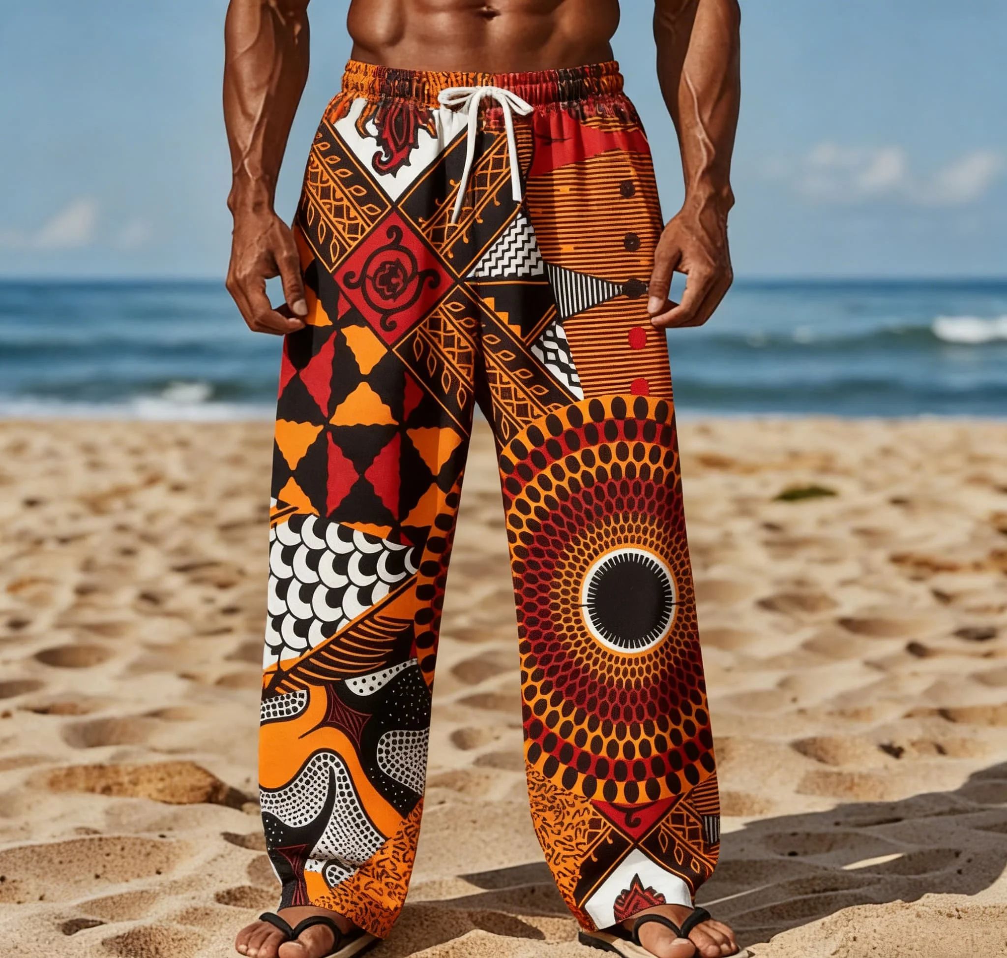 Men'S Formal Beach Wear - 2026 Men's Trousers Summer Beach Pants