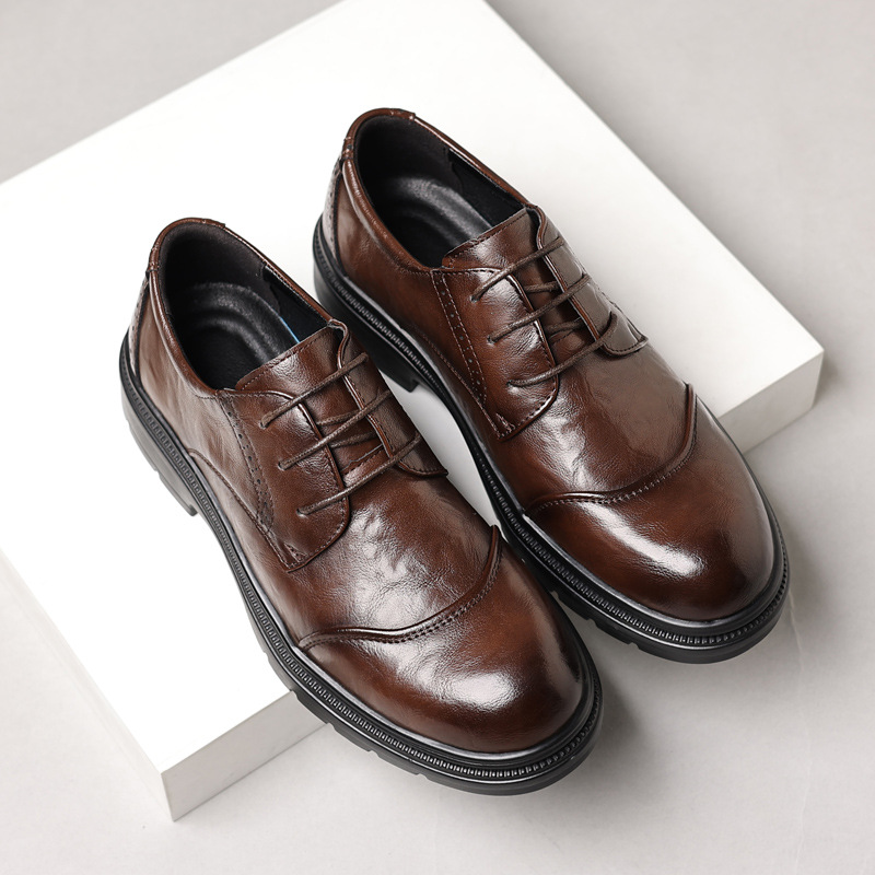 Men Formal Wear Dress - Men's leather shoes for casual business,