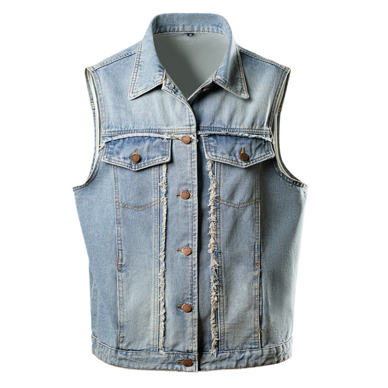 Formal Vest Waistcoat - Vintage Men's Denim Vest 2025 Spring