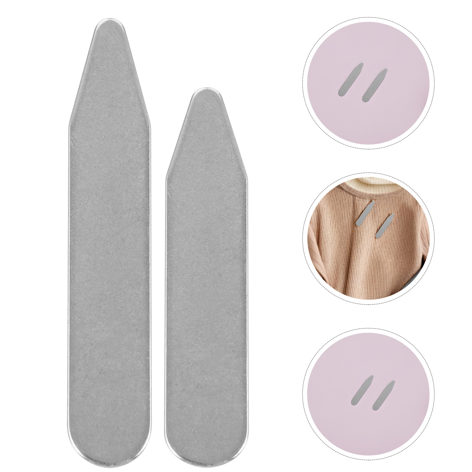 Stainless Steel Collar Stays M - đánh giá và giá Men Formal Wear Dress