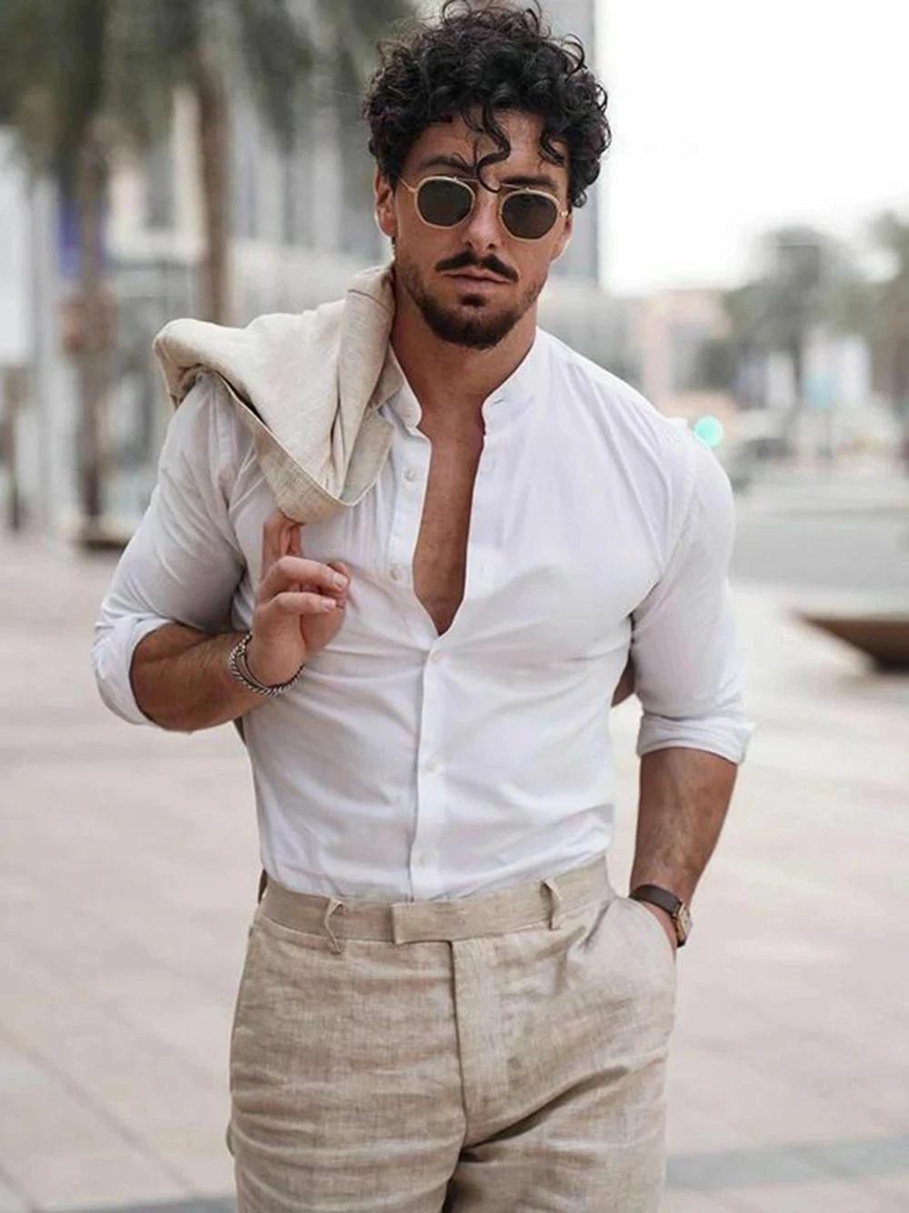 Summer Beach Business Linen Me - đánh giá và giá Men'S Formal Beach Wear