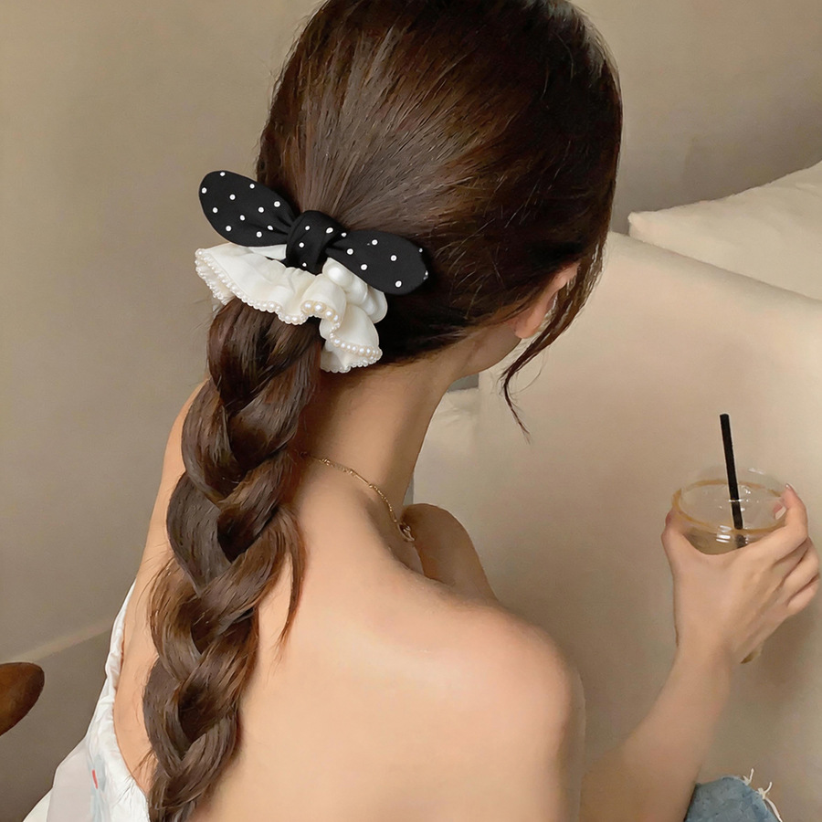 Black White Satin Polka Dot Ha - đánh giá và giá Satin Bow Tie