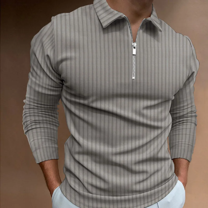 Men's Spring and Autumn Long-s - đánh giá và giá Men'S Polo Formal Wear