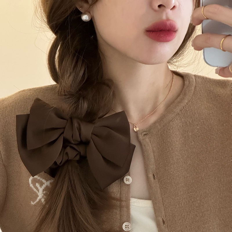 1/4pcs Satin Large Bow Hair Ro - đánh giá và giá Satin Bow Tie