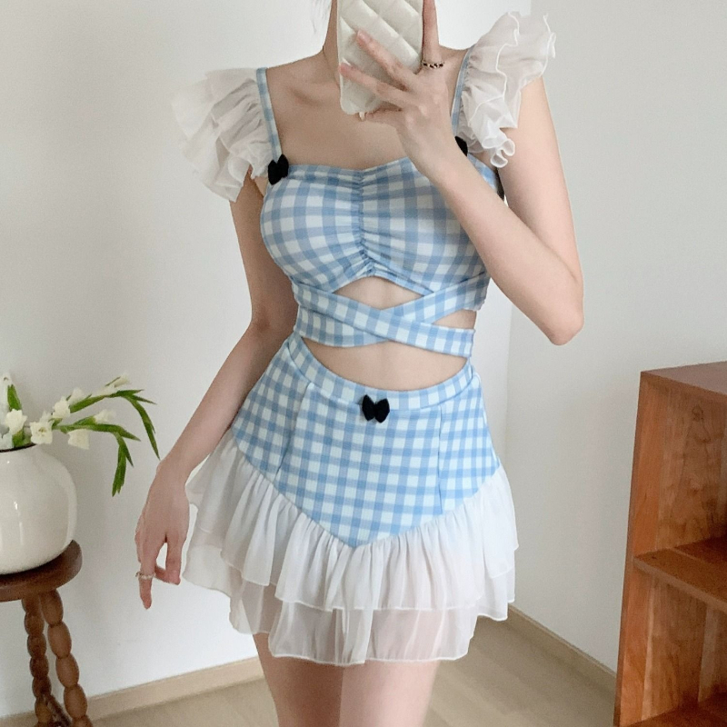 Ladies Slimming Halter Bathing - đánh giá và giá Slim Fit Suit Set