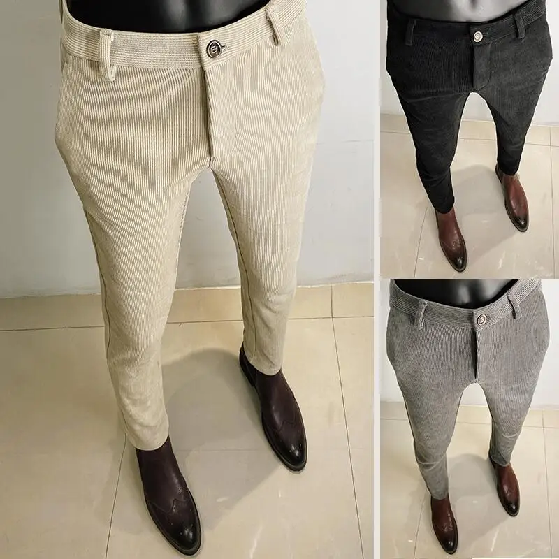 Autumn Winter Thickened Woolen - đánh giá và giá Men Formal Wear Dress