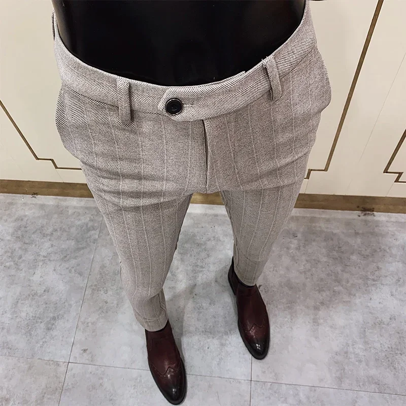 Autumn Winter Thickened Woolen - đánh giá và giá Men Formal Wear Dress