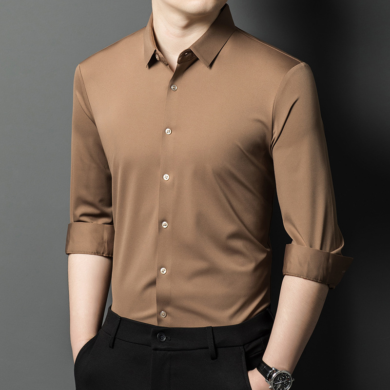 Men's Shirt - High-Quality Sil - đánh giá và giá Y2K Formal Wear Men