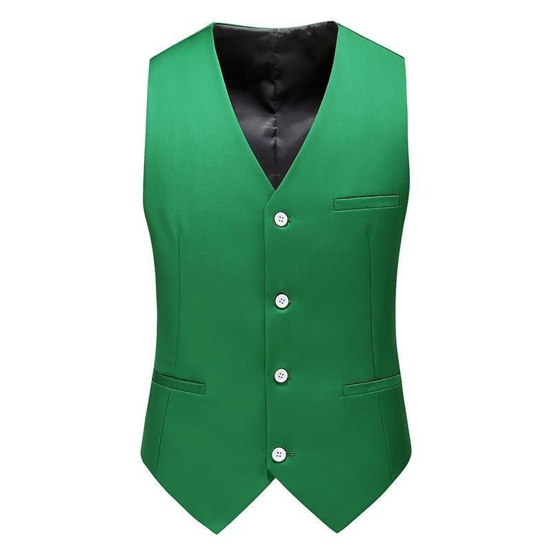 19 Colors Men Vest Solid Color - đánh giá và giá Formal Vest Waistcoat