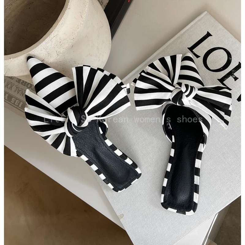 Luxury Designer Bowtie Mule Sh - đánh giá và giá Satin Bow Tie