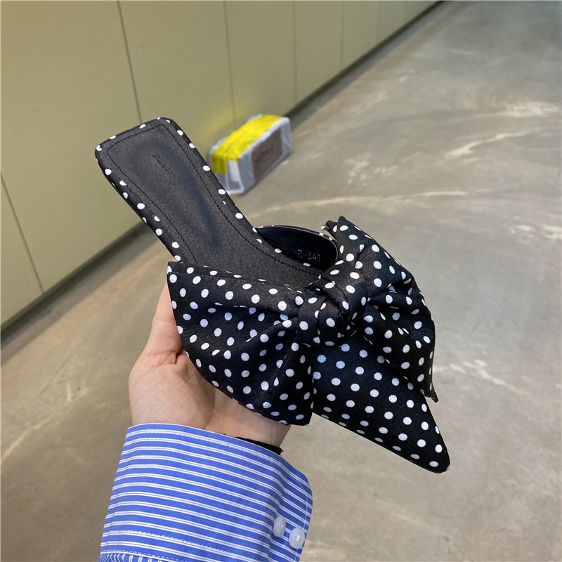 Luxury Designer Bowtie Mule Sh - đánh giá và giá Satin Bow Tie