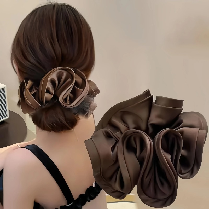 Korean Satin Scrunchies Elasti - đánh giá và giá Satin Bow Tie