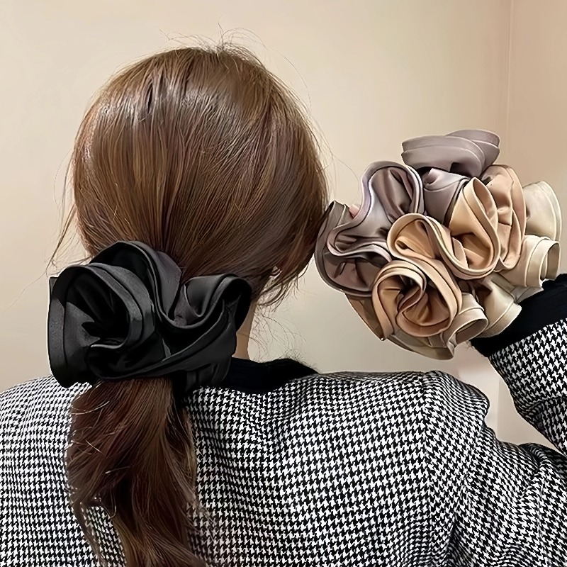 Korean Satin Scrunchies Elasti - đánh giá và giá Satin Bow Tie