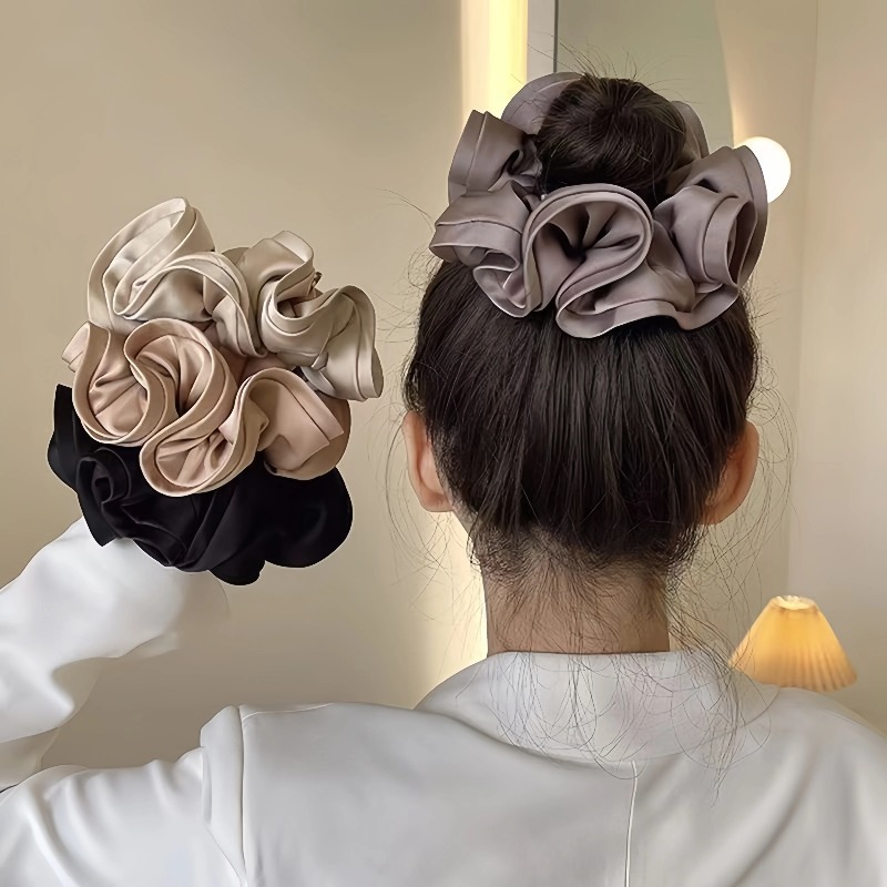 Korean Satin Scrunchies Elasti - đánh giá và giá Satin Bow Tie