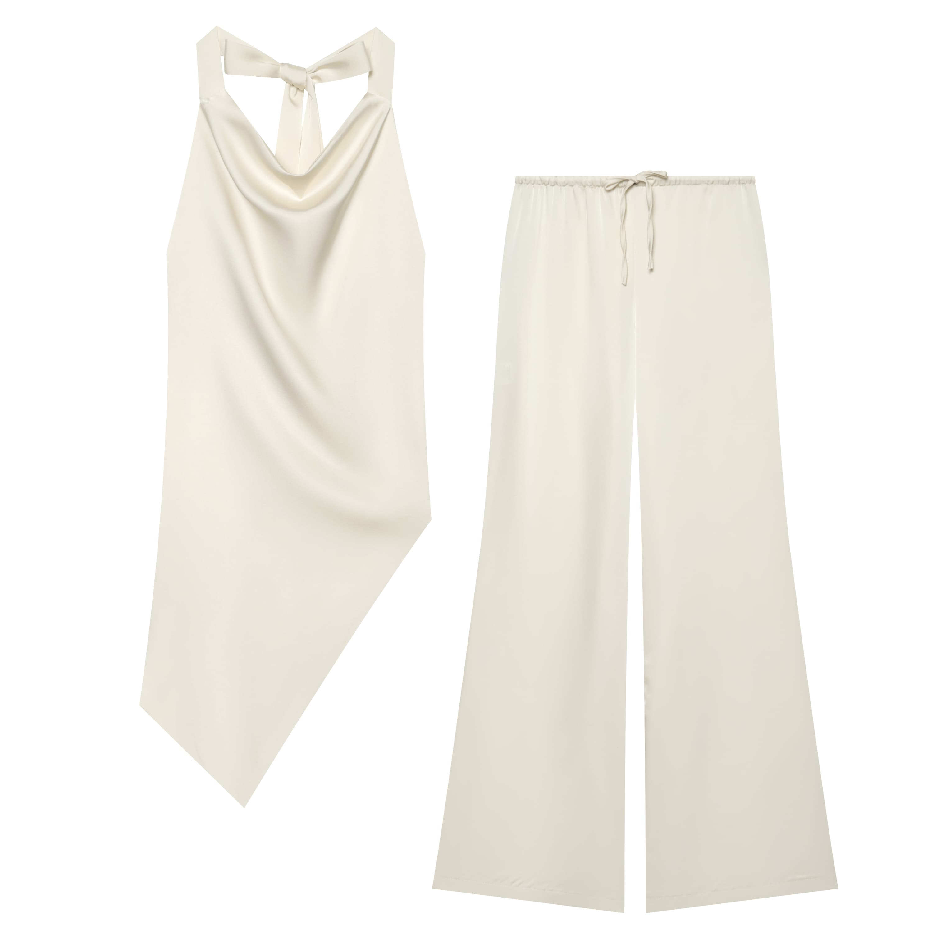 BSAY 2026 Women Satin Two Piec - đánh giá và giá Satin Bow Tie
