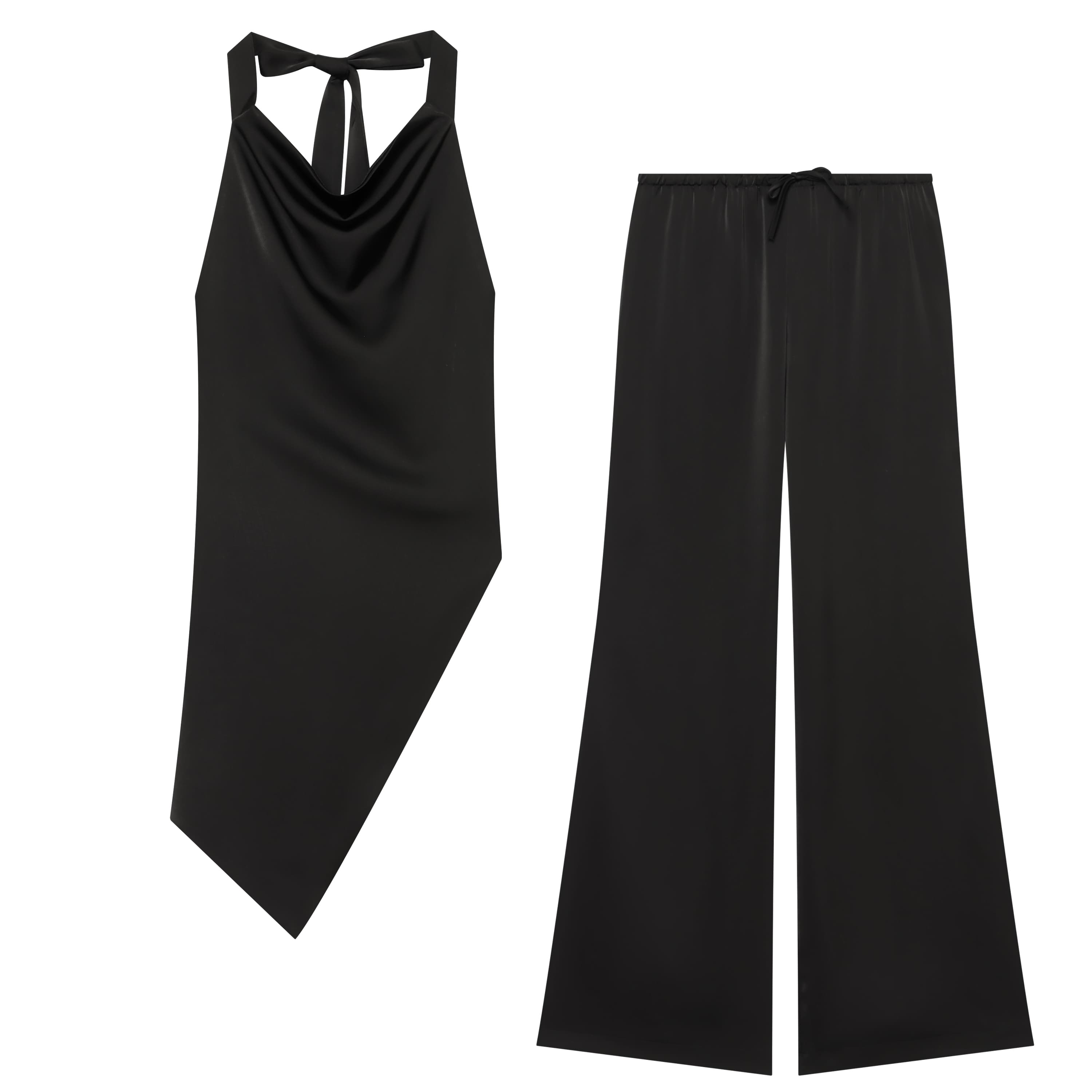 BSAY 2026 Women Satin Two Piec - đánh giá và giá Satin Bow Tie