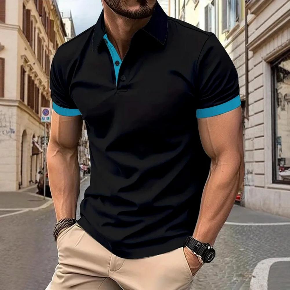 Men Tops Lapel Short Sleeve Ca - đánh giá và giá Men'S Polo Formal Wear
