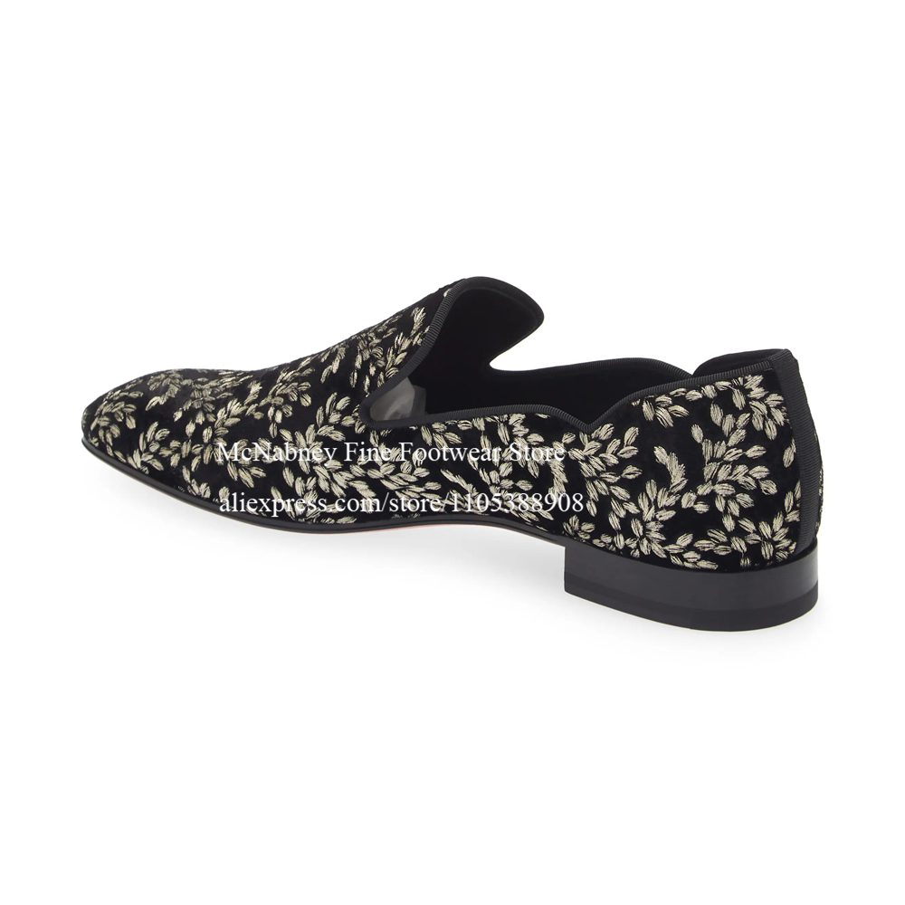 Black Silk Velvet Slip On Loaf - đánh giá và giá Men Formal Wear Dress