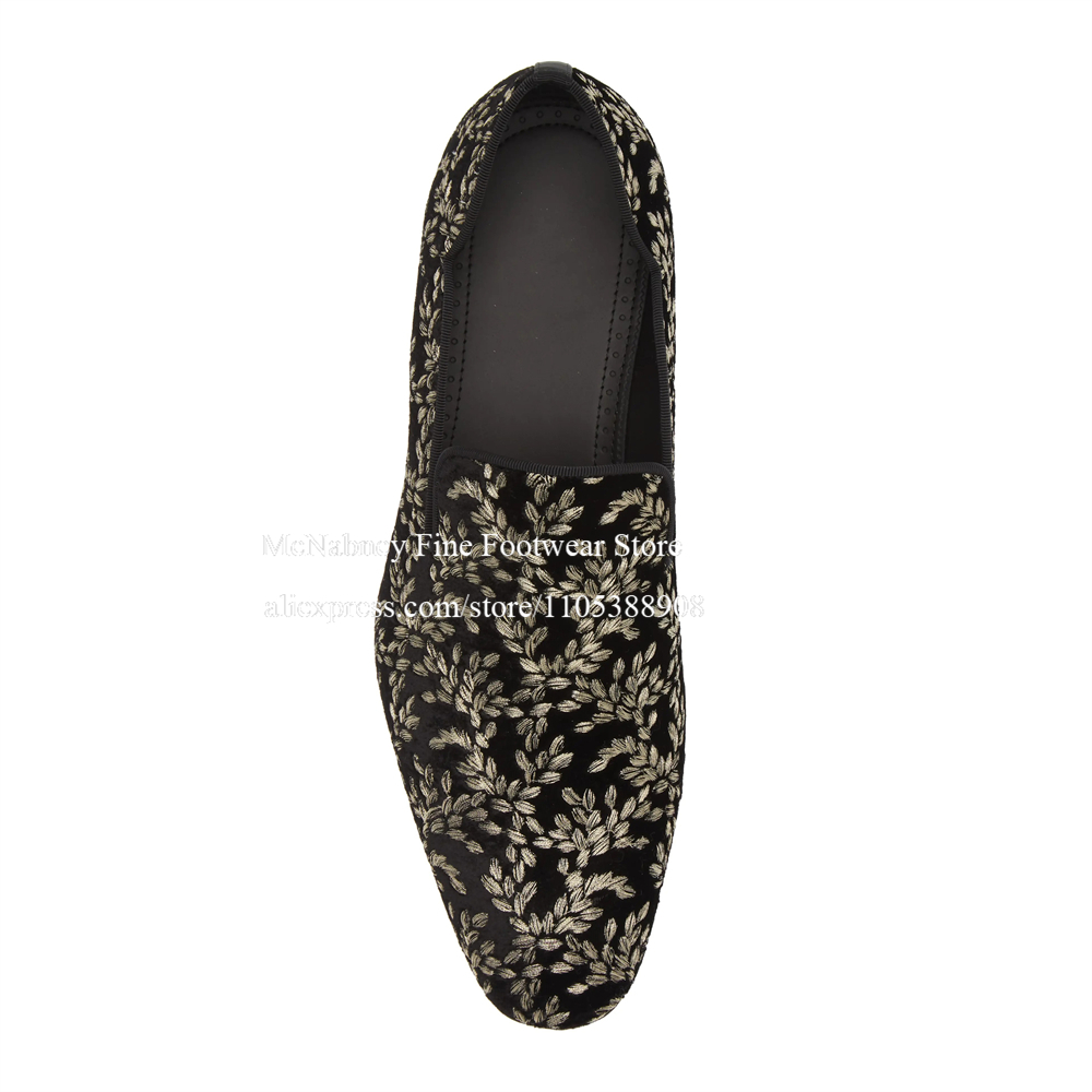 Black Silk Velvet Slip On Loaf - đánh giá và giá Men Formal Wear Dress