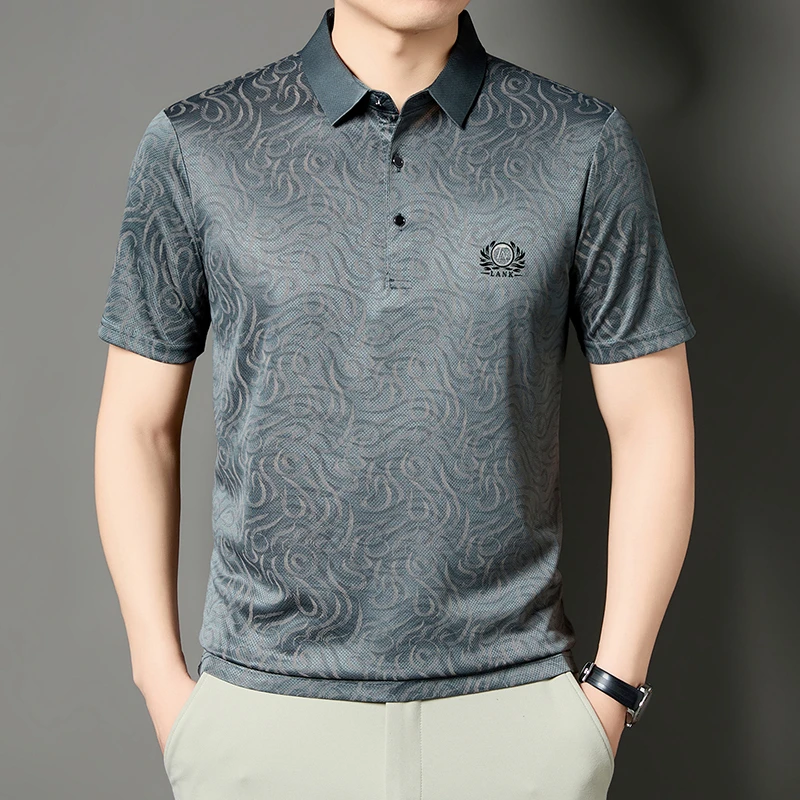 Mens Business Formal Printed P - đánh giá và giá Men'S Polo Formal Wear