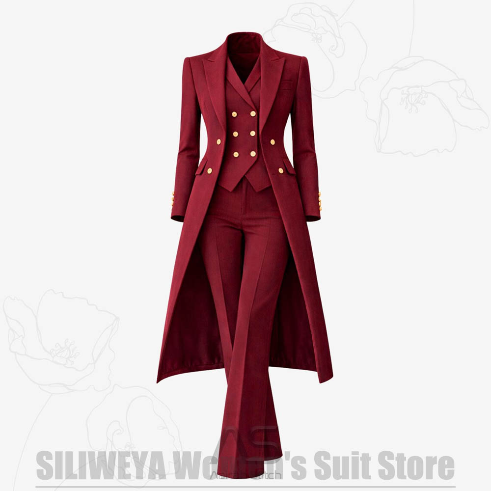 Women's Suit 3 Piece Double Br - đánh giá và giá Formal Vest Waistcoat