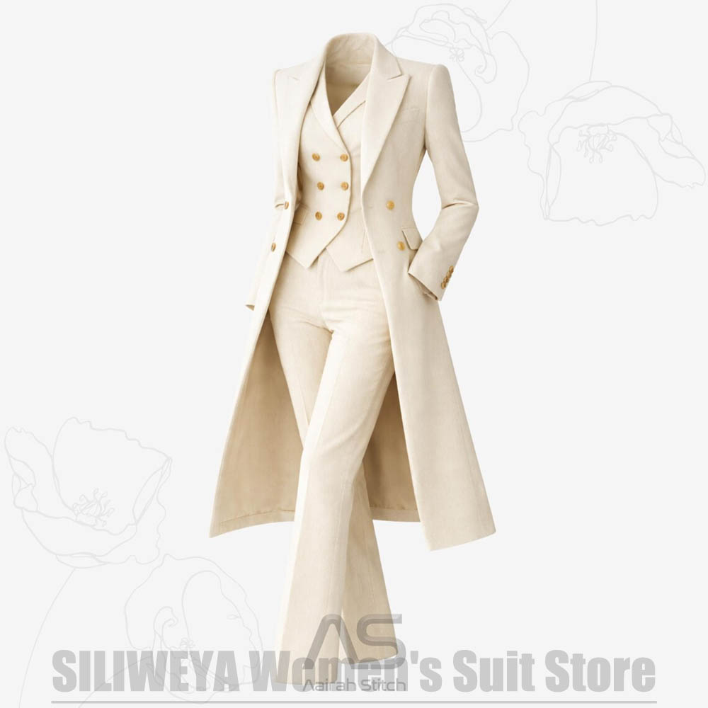 Women's Suit 3 Piece Double Br - đánh giá và giá Formal Vest Waistcoat