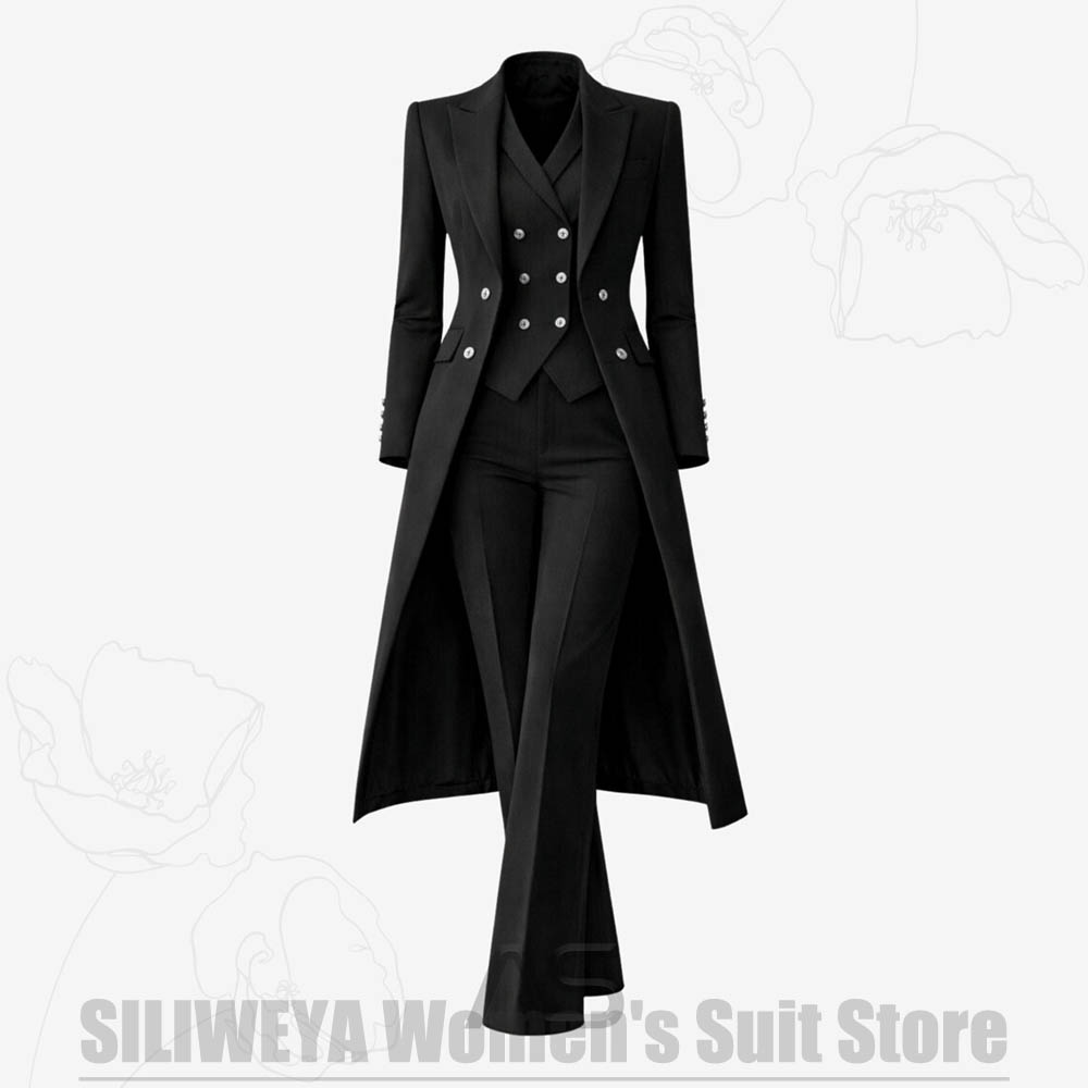 Women's Suit 3 Piece Double Br - đánh giá và giá Formal Vest Waistcoat