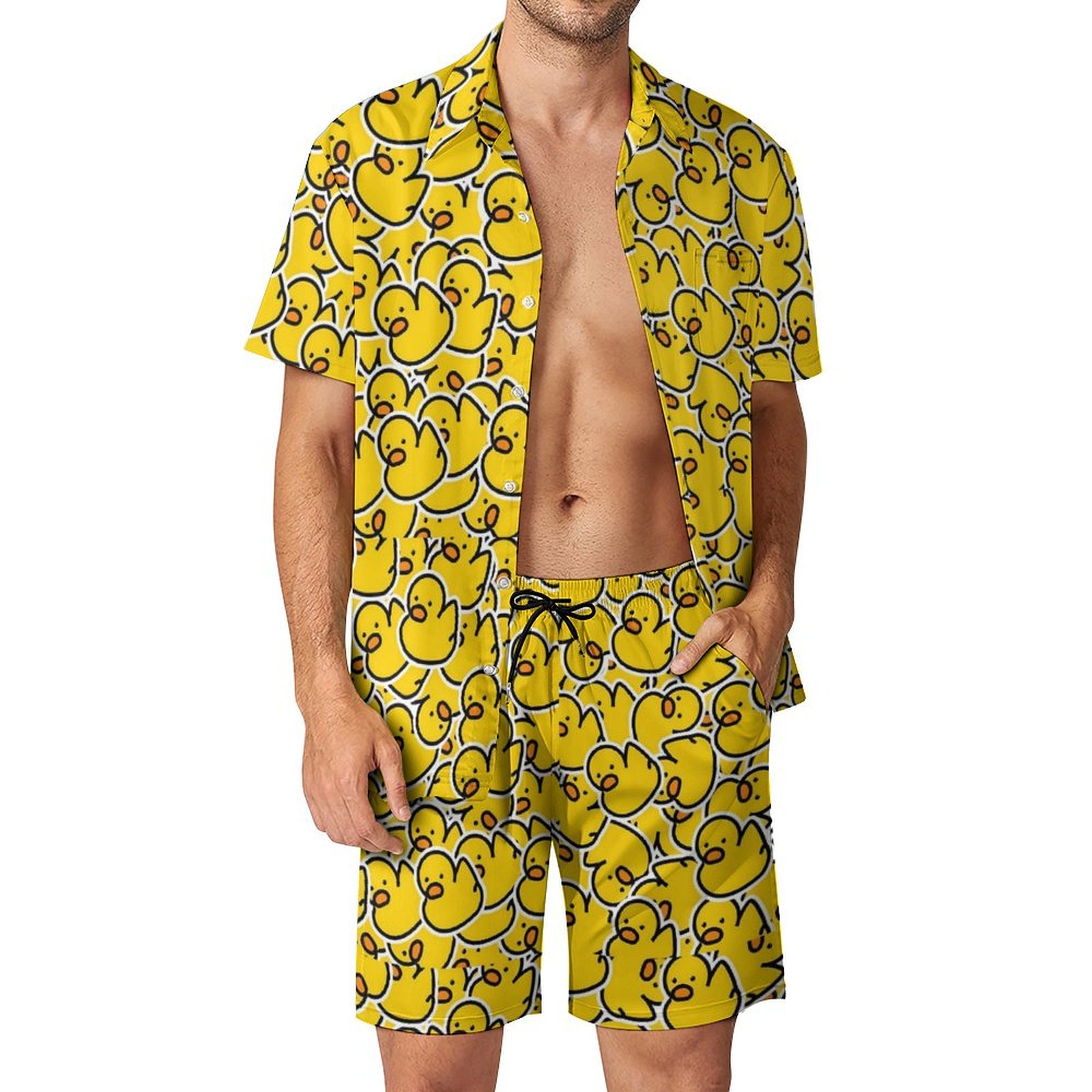 Summer Yellow Rubber Duck 3D P - đánh giá và giá Men'S Formal Beach Wear