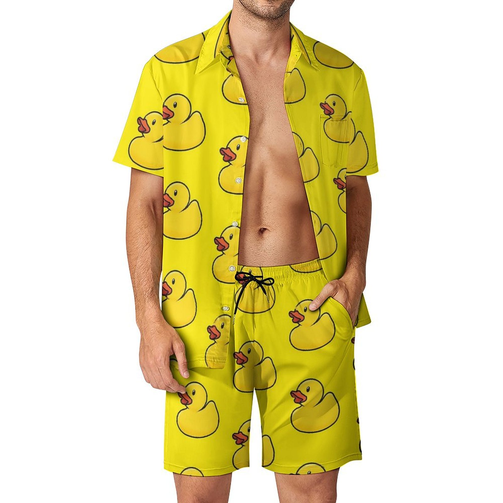 Summer Yellow Rubber Duck 3D P - đánh giá và giá Men'S Formal Beach Wear