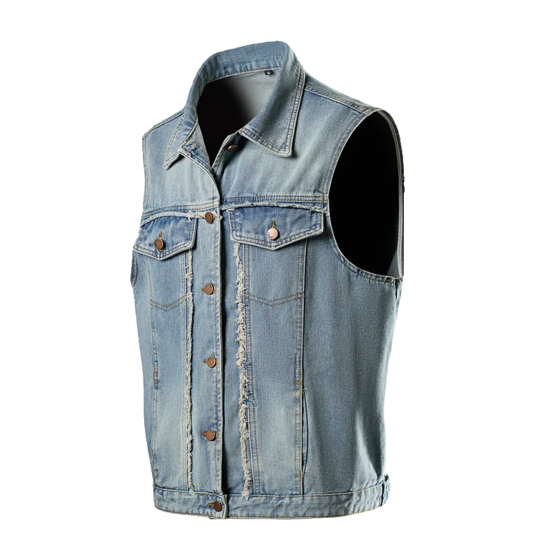 Vintage Men's Denim Vest 2025  - đánh giá và giá Formal Vest Waistcoat